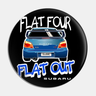 Flat Four - Flat Out Pin