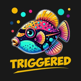 Triggered Humuhumunukunukuapua'a Hawaiian Reef Triggerfish T-Shirt