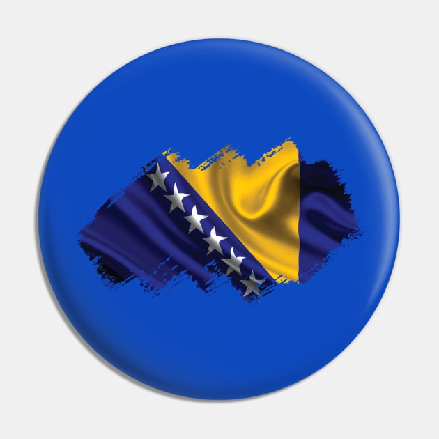 Flag of Bosnia and Herzegovina Pin by Teemperor