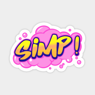 SIMP! 90's Retro Vibes Magnet