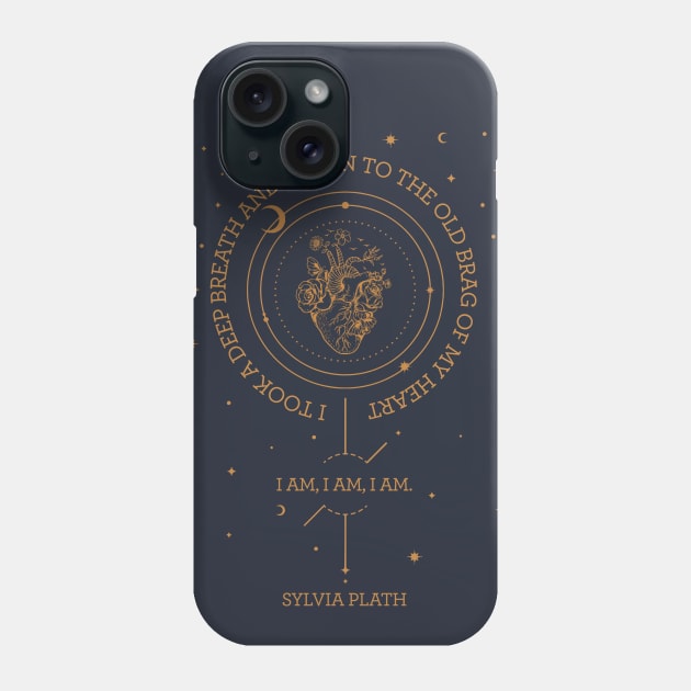 Sylvia Plath Phone Case by OutfittersAve