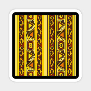 ethnic background folk africans endless pattern Magnet