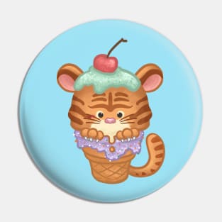 Tiger Gelato Pin