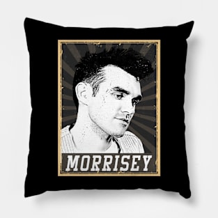 80s Style Morrisey Pillow