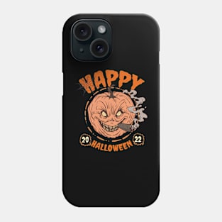 Happy Halloween Smoking Pumpink Phone Case