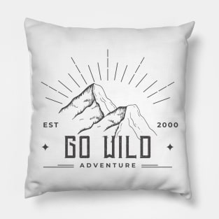 Go wild soul searching adventure Pillow