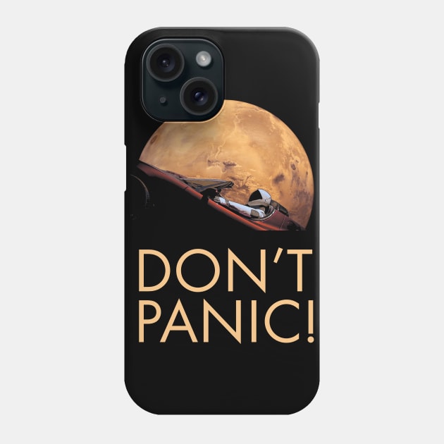 Don't Panic At Mars Phone Case by Nerd_art