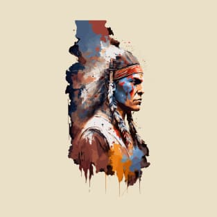 Native American Warrior V1 T-Shirt