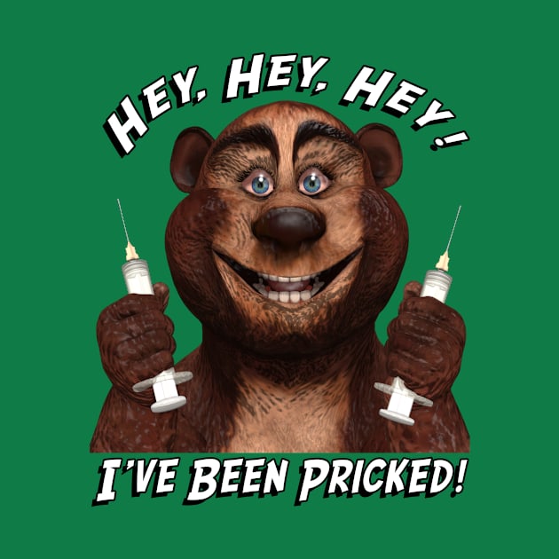 Hey, hey, hey – I've Been Pricked! by Captain Peter Designs