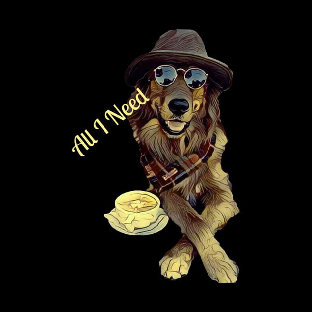 All I Need Is Dogs And Coffee - Dog Lovers Dogs by fromherotozero