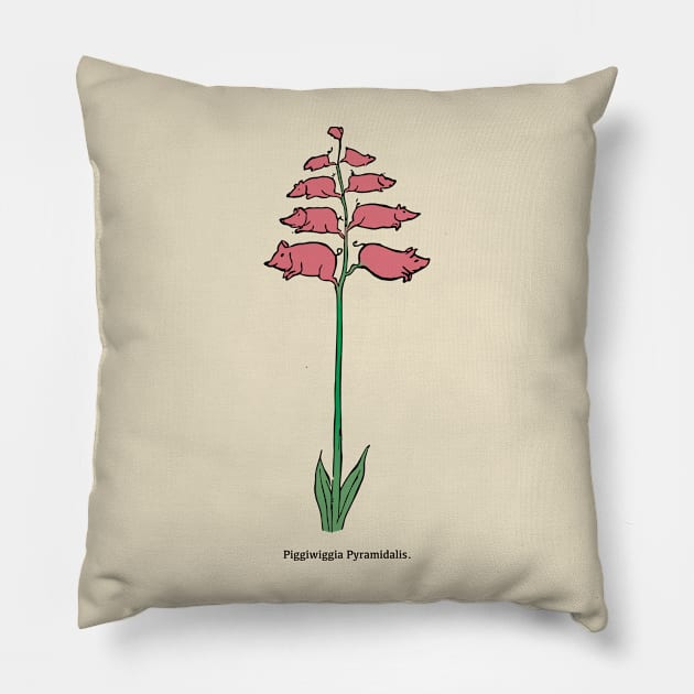 piggiwiggia Pyramidalis Pillow by Nataliatcha23