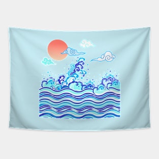 waves Tapestry