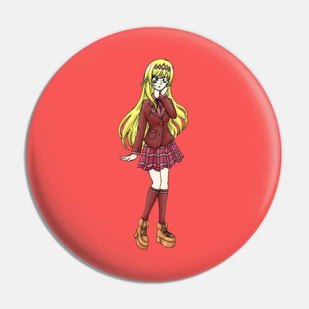 ANIME ELEGANT GIRL SCHOOL UNIFORM (RED) Pin by MIZART