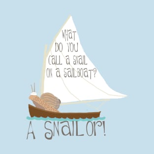 Sailing Snail Joke T-Shirt