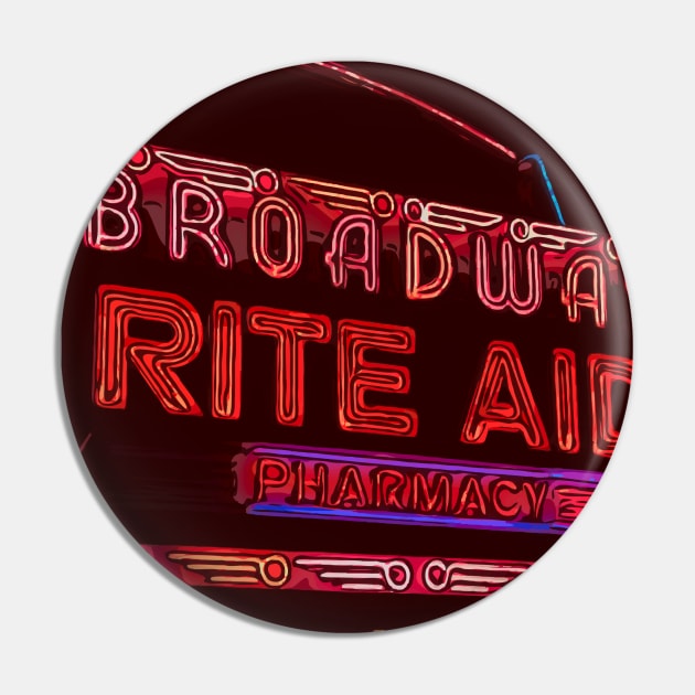 Broadway Rite Aid in Seattle's Capitol Hill Pin by WelshDesigns