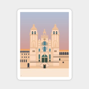 Santiago de Compostela Cathedral, Camino de Santiago, Galicia, Spain Magnet
