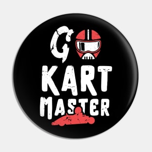 Go kart master / kart racing lover / go kart /gokart gift idea / go-kart present Pin