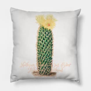 Nothing great was ever achieved without enthusiasm Pillow