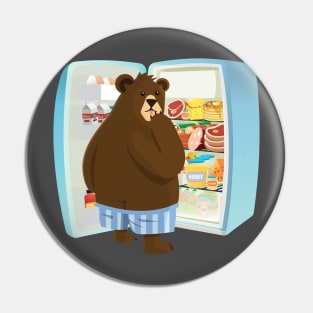 Dalston Bear Caught Stealing From Fridge Pin