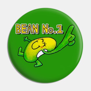 Just Bean Happy - Bean Number One Pin