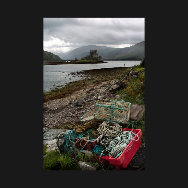 Fishing boxes near Eilean Donan, Highlands of Scotland by richflintphoto