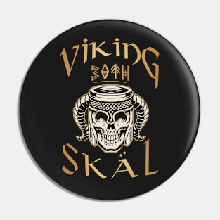 Viking-Skål-30th Birthday Celebration for a Viking Warrior - Gift Idea Pin