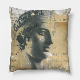 The Diadumenos- Greek sculpture Pillow