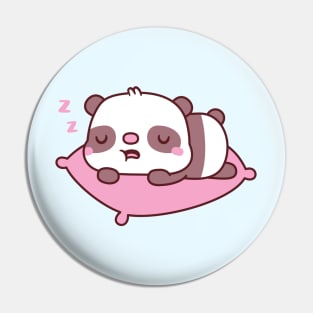 Cute Little Sleeping Panda Bear Pin