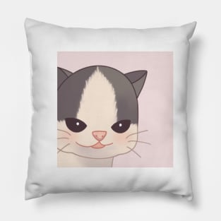 Smug Cat Hehe Pillow