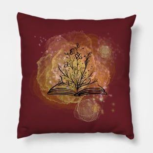 watercolor book Pillow