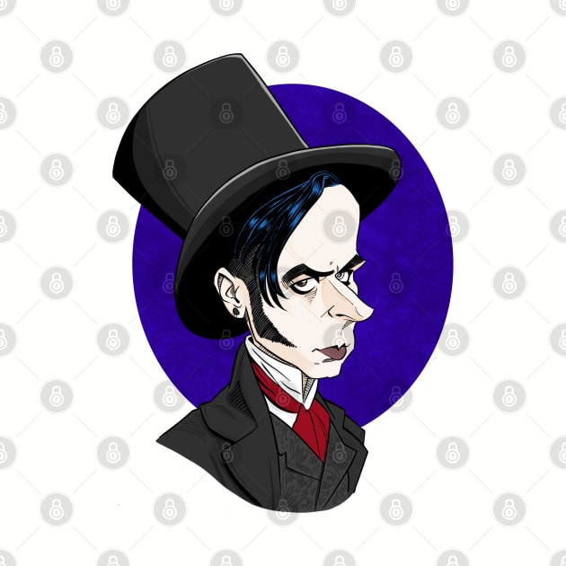 Spooky Tour Guide caricature by At Ten Productions