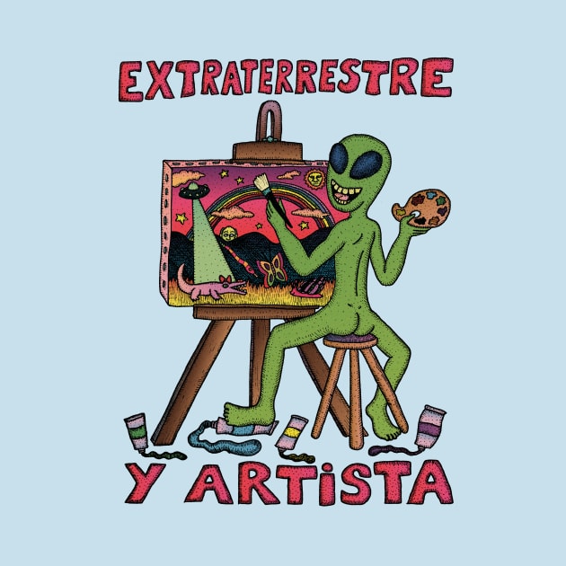 Extraterrestre y Artista by Majenye