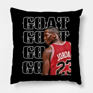 The Goat of Basketball Pillow