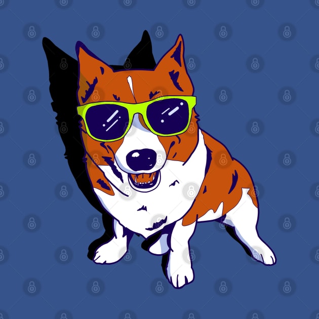 Dog Wears His Sunglasses by TaliDe