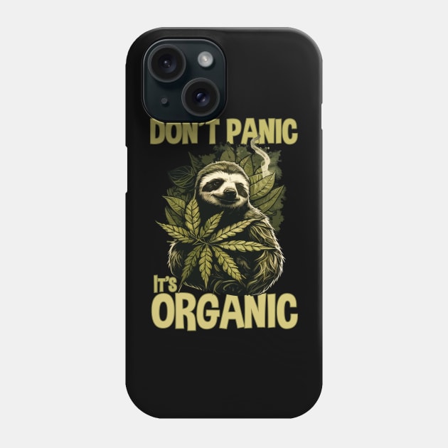 Don't Panic It's Organic Phone Case by DigitalNerd