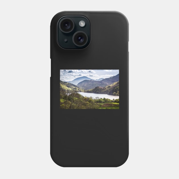 Llyn Gwynant Phone Case by GeoffCarpenter