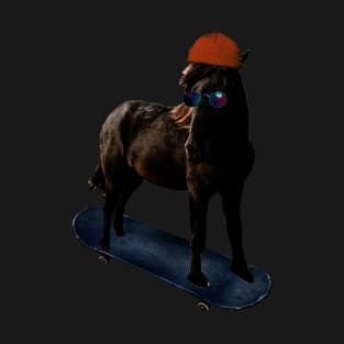 COOL SKATEBOARDING HORSE T-Shirt