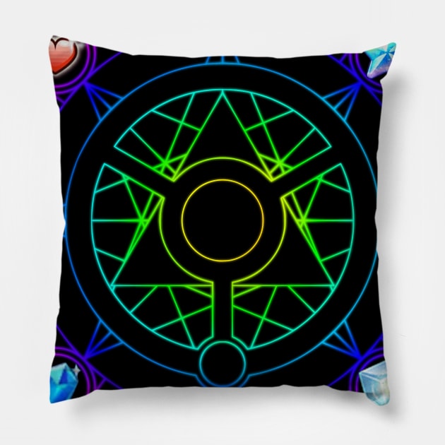 The Gacha Circle Pillow by KeithMontalbo