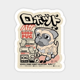 Robo Pug Magnet