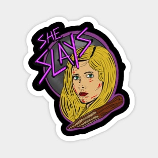 She Slays Buffy The Vampire Slayer Magnet