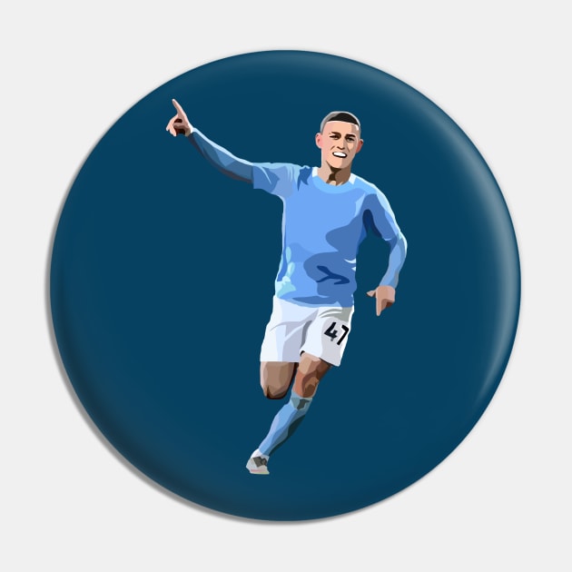 Phil Foden Pin by Webbed Toe Design's