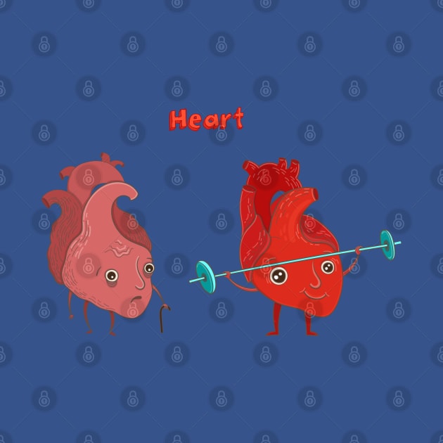 heart healthy damaged by Mako Design 