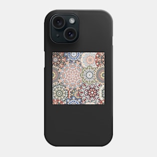 Seamless pattern with floral mandala. Phone Case