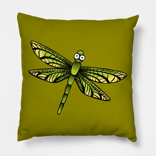 Dragonfly Pillow by SisterSpyder923