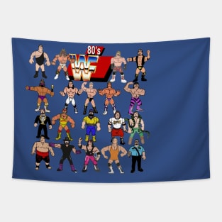 Retro Wrestling Maniac Tapestry