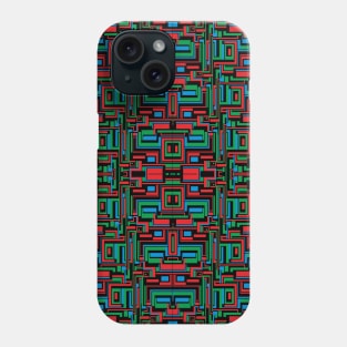 Colorful abstract shapes Phone Case