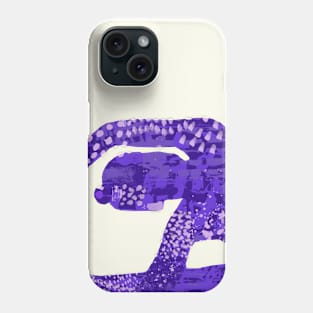 Parivrtta Janu Sirsasana in Purple Phone Case