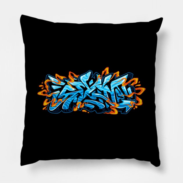 STAYHOOM Graffiti Style Pillow by Stayhoom