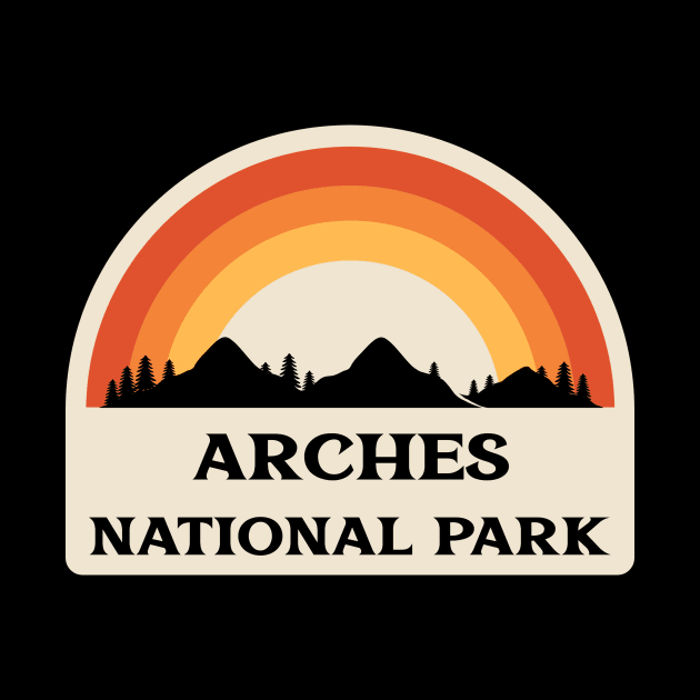 Arches National Park Retro by Insert Place Here