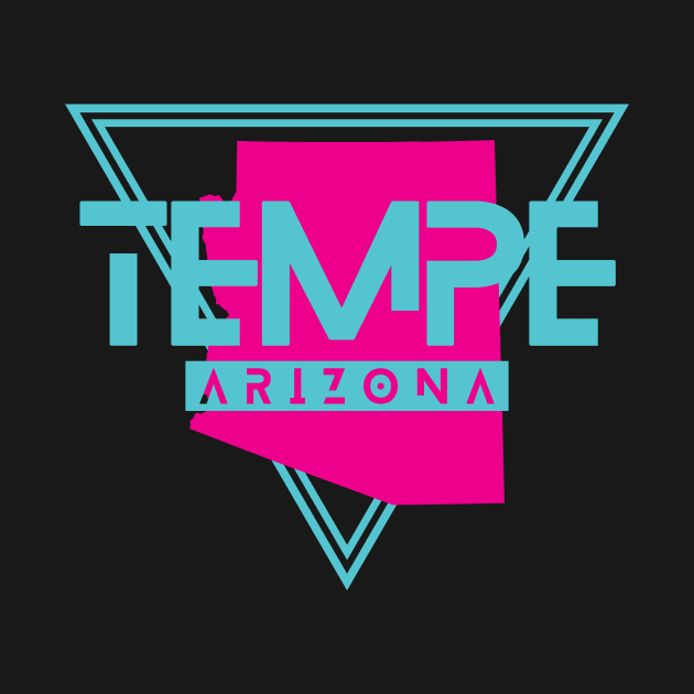 Tempe Arizona Retro Triangle AZ by manifest